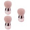 3Pièces Pinceaux Poudre Rose Forme Champignon Outils 7