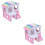 2Pièces Cage Double Bois Rose Résistance Hamster Usage 5