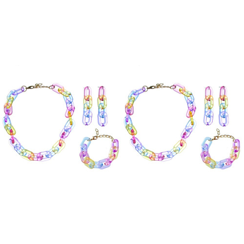 2Ensembles Ensemble Colorés Bracelet Boucles 1