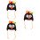 3Pièces Bonnet Bébé Tricot Pour 7