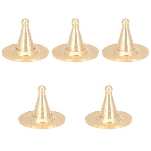 5Sets Goldfarbene Kegelform Für DIY 2