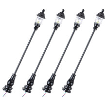 16St Miniatuur Straatlamp Zwart ABS Staal Decor Voor Slaapkamer