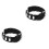 2Pièces Bracelet Silicone Durable Noir 22Mm Adapté Sport 3