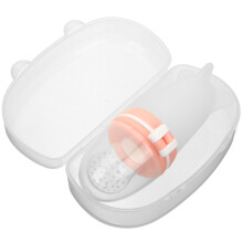 2Pcs Infant Medicine Pacifier Feeder Safe Silicone Feeding Tool