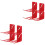 8Pcs Fire Extinguisher Wall Mount Bracket Iron Red Sturdy Holder Kit 5