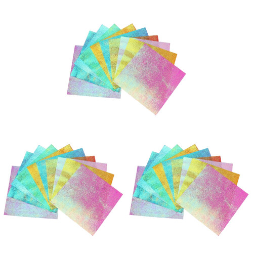 300Pièces Papier Origami Pailleté Papier 1