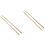 4Pièces Baguettes Percussion Bois Solide Multifonction Marron Clair 6