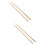 4Pièces Baguettes Percussion Bois Solide Multifonction Marron Clair 9