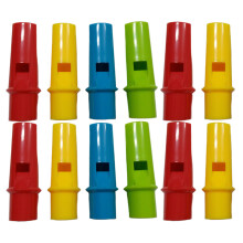 50Pièces Flûtes Sifflets Cylindriques En ABS Jouets Musicaux Enfants