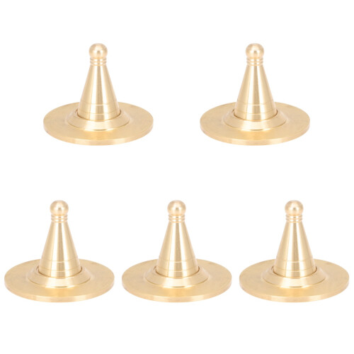 5Sets Goldfarbene Kegelform Für DIY 1