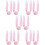 10Ensembles Ornement Oreilles Rose Conception Amusante 9