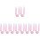 10Ensembles Ornement Oreilles Rose Conception Amusante 6