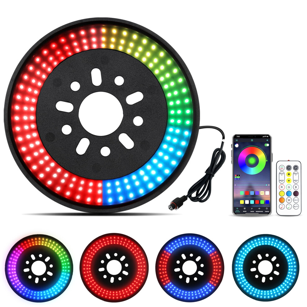 Led Third Brake Rgb Spare Tire Lamp 360 Chasing Ip67 With App Remote For Jeep Wrangler Light 9070919783777