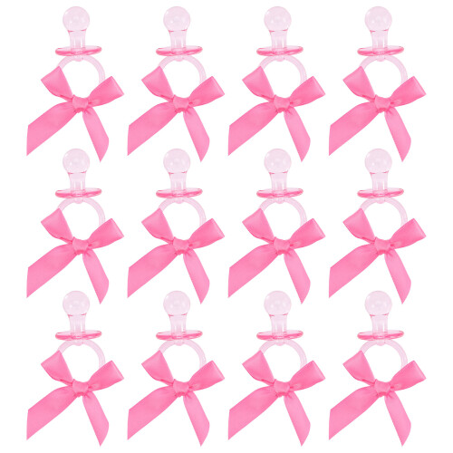 60Pièces Sucettes Bébé Rose Accessoires Décor Bébé