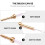 1Ensemble Kit Trompette Avec Brosse Flexible Acier Inox 6