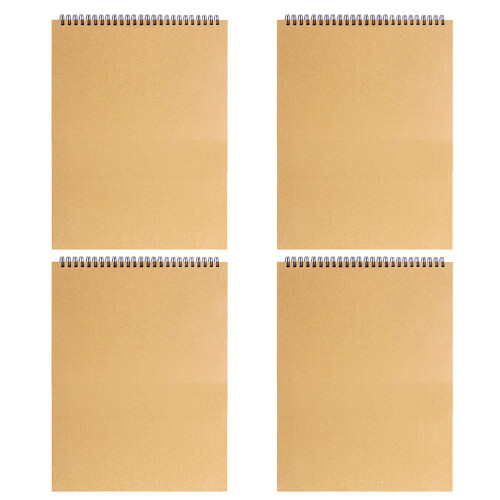 8Pièces À Dessiner Kraft Carnet Portable