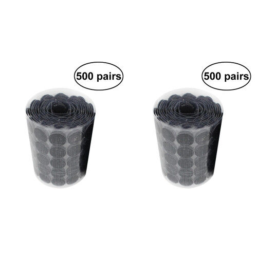 1000Paires Rubans Adhésifs Ronds Usage Accroche Sûr Durable 1