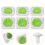 120Pcs Plastic Outlet Plug Covers Baby Proof Socket Protectors Green 6