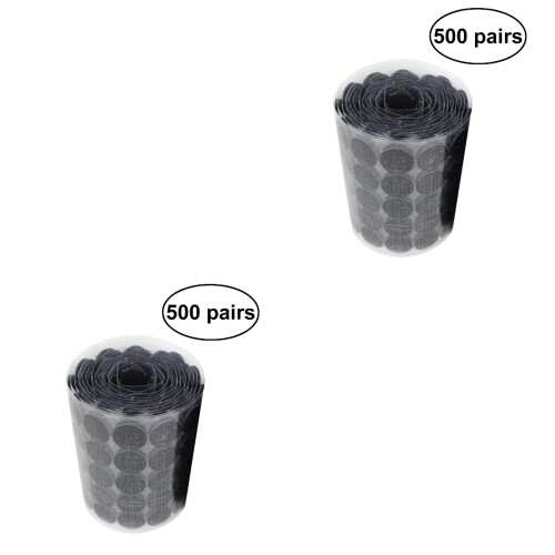1000Paires Rubans Adhésifs Ronds Usage Accroche Sûr Durable 2