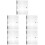 5Pcs Clear Plastic B5 Loose-Leaf Notebook Shell for Study and Office 6