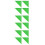 12Pcs Triangle Table Corner Cushions Green ABS Durable Protection 3