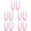 10Ensembles Ornement Oreilles Rose Conception Amusante 7