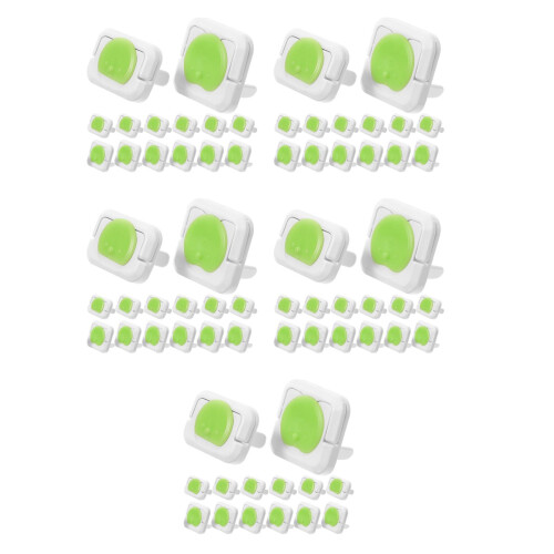 120Pcs Plastic Outlet Plug Covers Baby Proof Socket Protectors Green 1