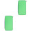 2Pièces Organisateur Cd Vert 80 Disques Polyester Pour 3
