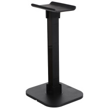 4Pièces Support Casque Rgb Noir Avec Lumière Ambiance Gaming Bureau