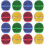 16Pcs Microphone Metal Grille Head Replacement Assorted Color Covers 6