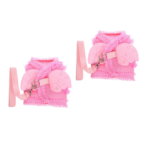 2Pièces Pull Rose Pour Chat Petit Ange Tendance 2