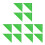 12Pcs Triangle Table Corner Cushions Green ABS Durable Protection 4