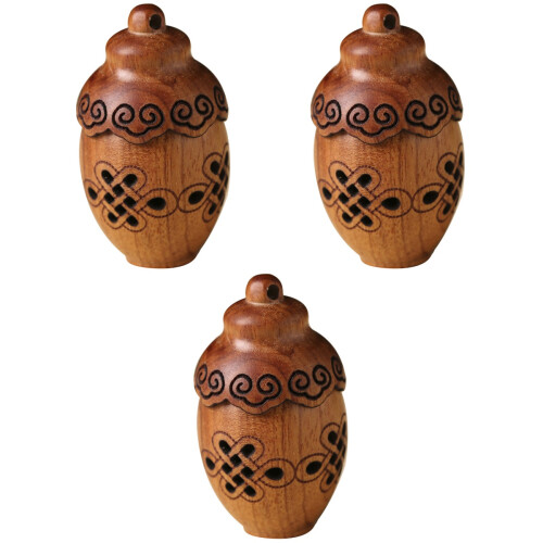 3Pièces Pendentif Arôme Bois Ouvert Diffuseur Usage 2