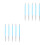 2 Pcs Silicone Dot Needle Pen Brush Nail Art Tools For Brushes Blue 4