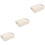 3Pcs White Plastic Storage Basket Sturdy Kitchen Bathroom Storage Bin 7