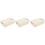 3Pcs White Plastic Storage Basket Sturdy Kitchen Bathroom Storage Bin 6