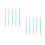 2 Pcs Silicone Dot Needle Pen Brush Nail Art Tools For Brushes Blue 6