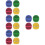 16Pcs Microphone Metal Grille Head Replacement Assorted Color Covers 8