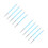 2 Pcs Silicone Dot Needle Pen Brush Nail Art Tools For Brushes Blue 5