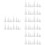 80Pcs White Foam Cone DIY Ornament Material for Christmas Tree Crafts 9
