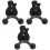 3Pièces Instruments Guitare Violin Ukulélé Café Pratique 3
