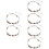 6Pièces Accessoires Pied Mode Multi Couleurs Ajustable 4