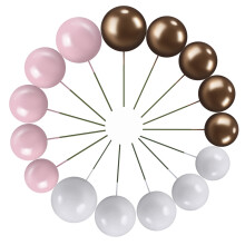 Set Of 5 Ball Cupcake Toppers Balloons Decorations For Girls