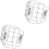 2Pcs Durable Silver Mask Multi-Sport Baseball Safety Gear 5