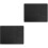 2Pcs Waterproof Under Sink Mats Black Rubber Kitchen Cabinet Liners 4