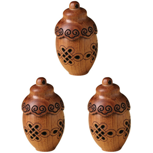 3Pièces Pendentif Arôme Bois Ouvert Diffuseur Usage 1