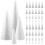 80Pcs White Foam Cone DIY Ornament Material for Christmas Tree Crafts 2