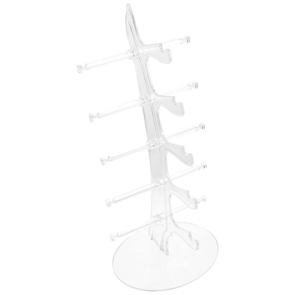 Artibetter 4Pcs Acrylic Sunglasses Rack Clear Glasses Storage Stand For Desk Use