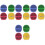 16Pcs Microphone Metal Grille Head Replacement Assorted Color Covers 5
