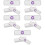 100Pcs Uv Testing Cards White Paper for Uva Rays Meter and Device Use 8